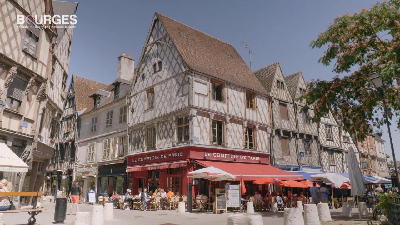L'Annexe D'Auron, Charmant F2 Au Coeur De Bourges Exteriör bild